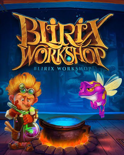 Blirix Workshop slot game by IronDog Studios