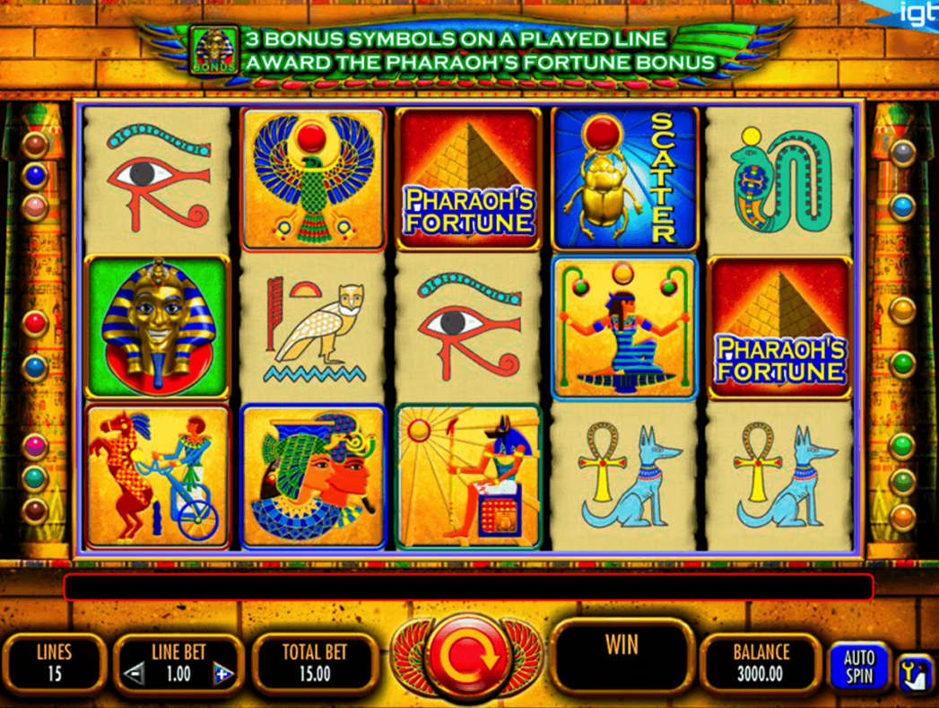 pharaohs fortune slot game