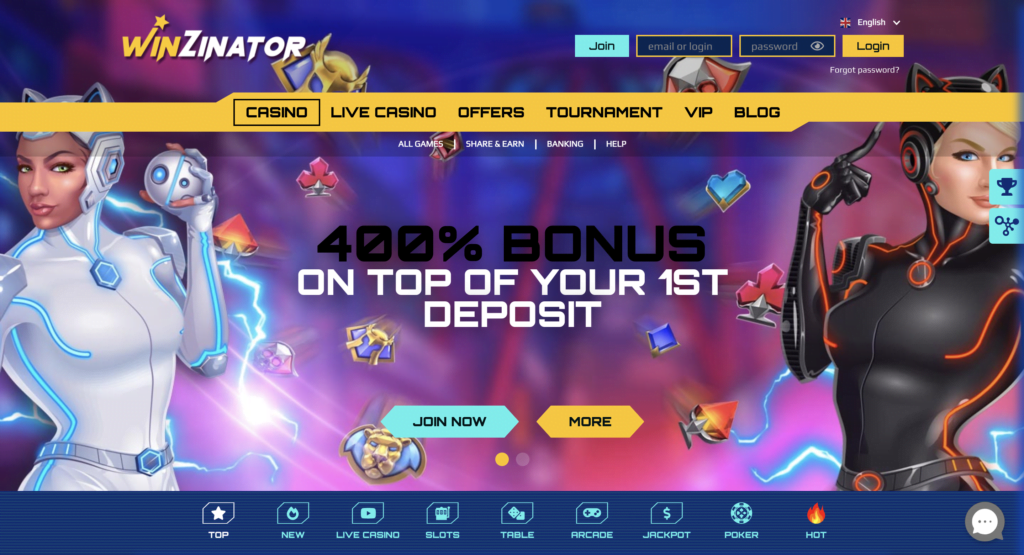 Winzinator Casino Bonus Code
