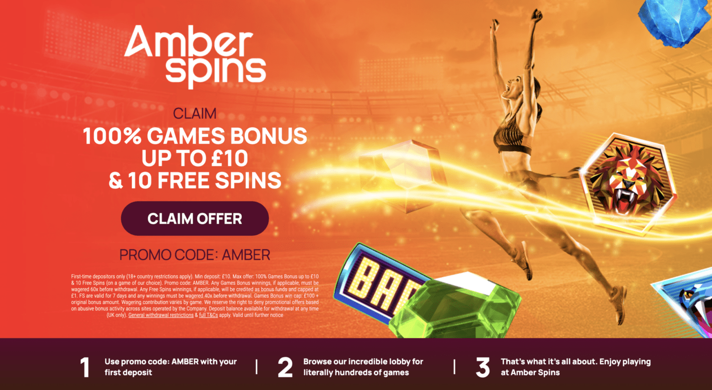 amber spins bonus code