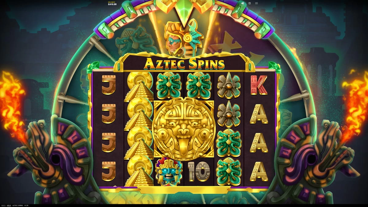 aztec spins slot game